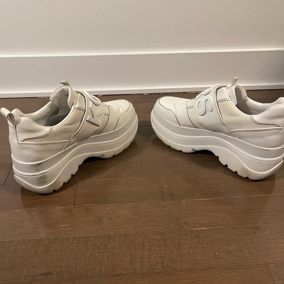 MICHAEL MICHAEL KORS White Platform Sneakers - Picture 6 of 7